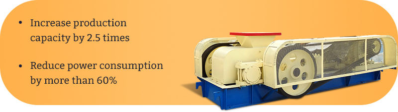 The characteristics of toothed roll crusher The characteristics of toothed roll crusher